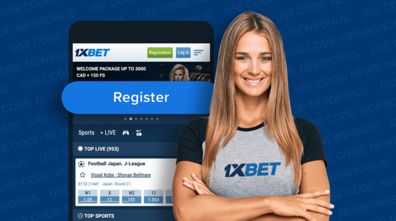 1xBet new account create