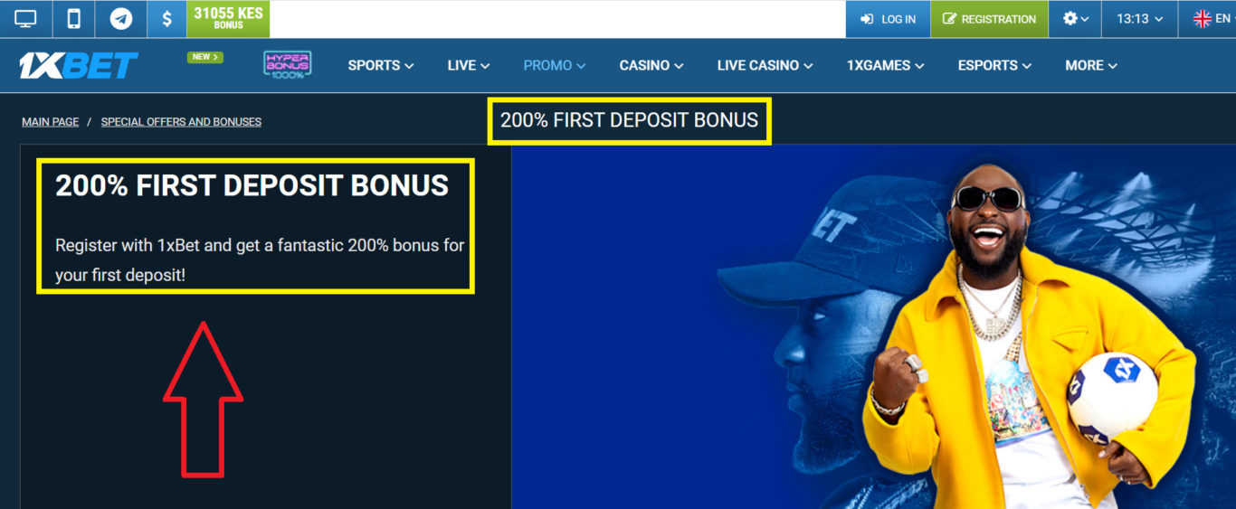 1xBet bonus for new bettors